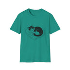 Line Art Tuxedo Sleeping T-Shirt