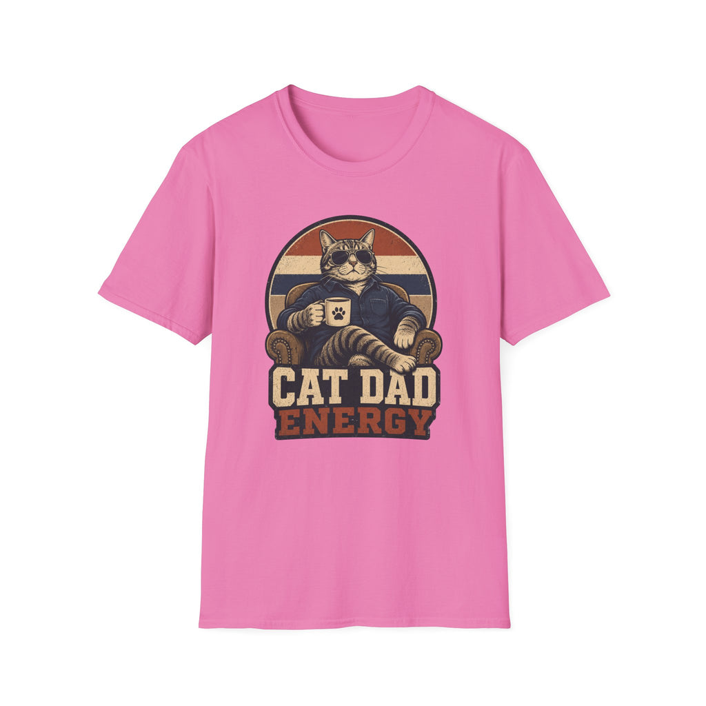 Cat Dad Energy T-Shirt