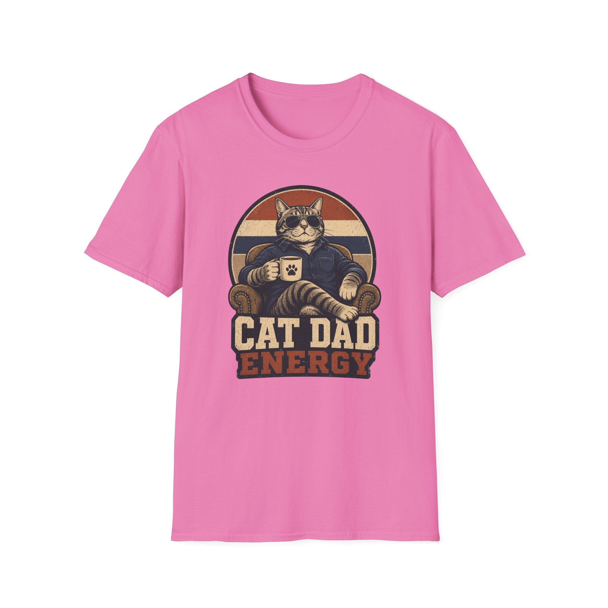 Cat Dad Energy T-Shirt