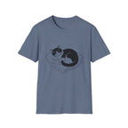 Line Art Tuxedo Sleeping T-Shirt