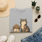 Powered By cat Hair-T-Shirt