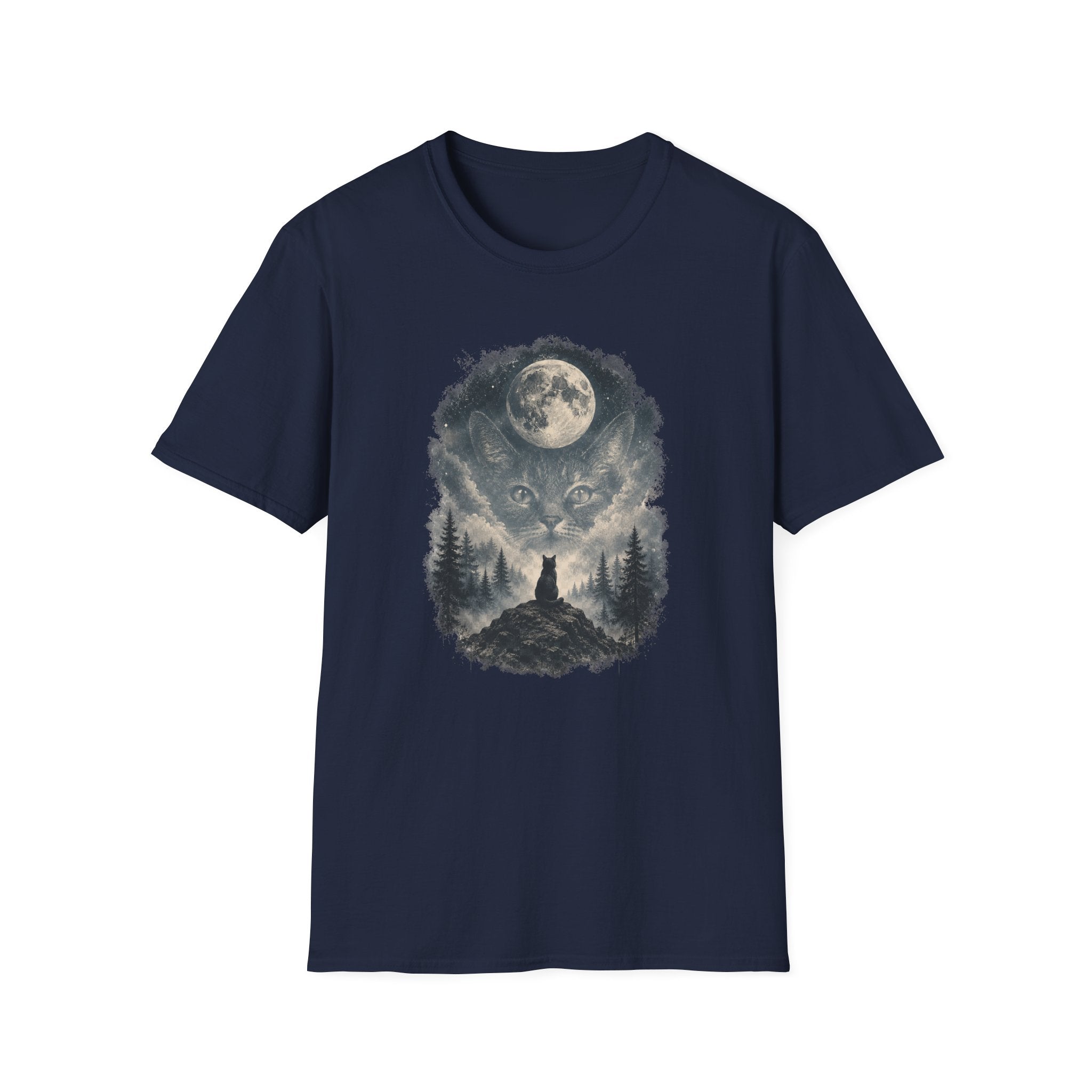Cat On Mound Looking  T-Shirt