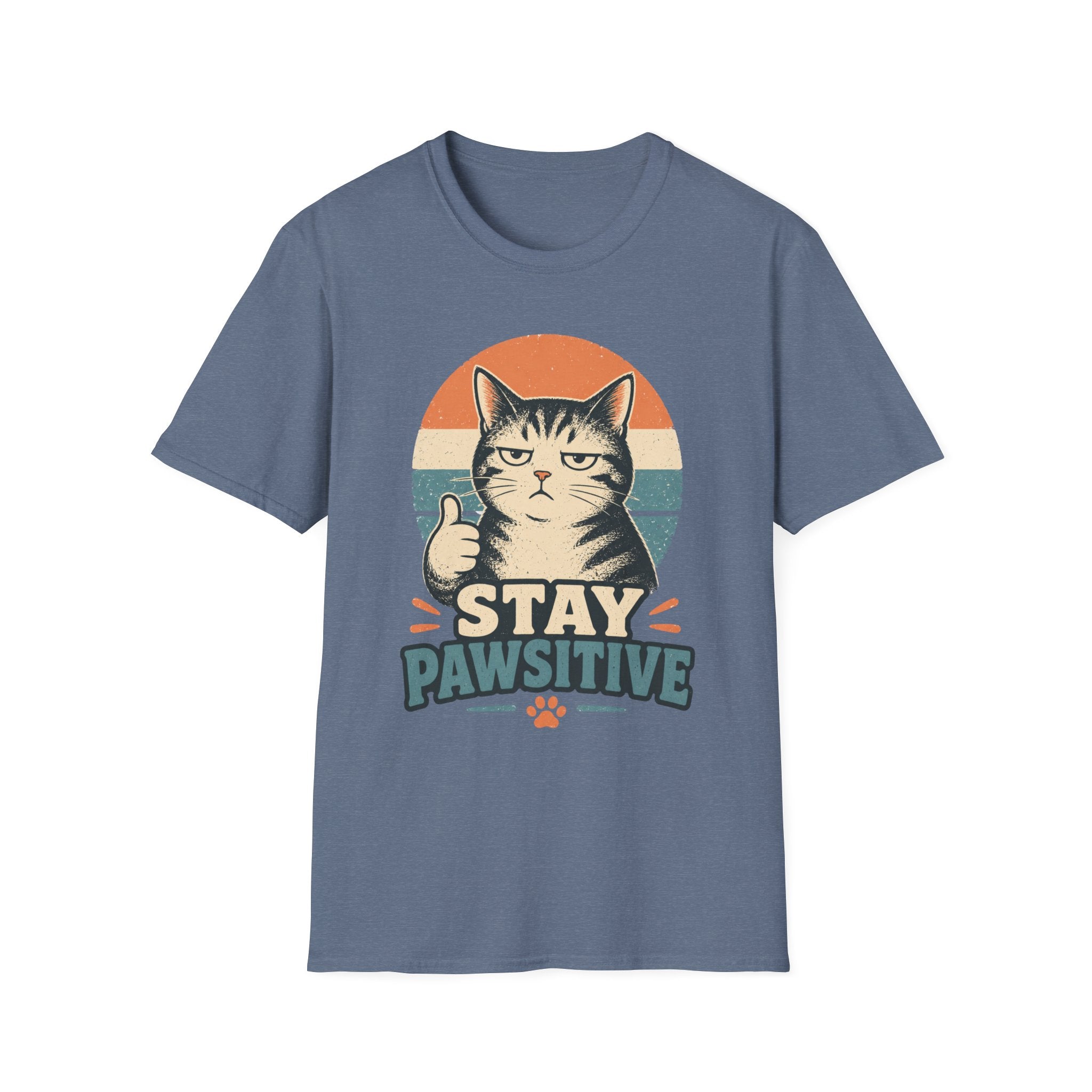 Stay Pawsitive-T-Shirt