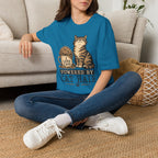 Powered By cat Hair-T-Shirt