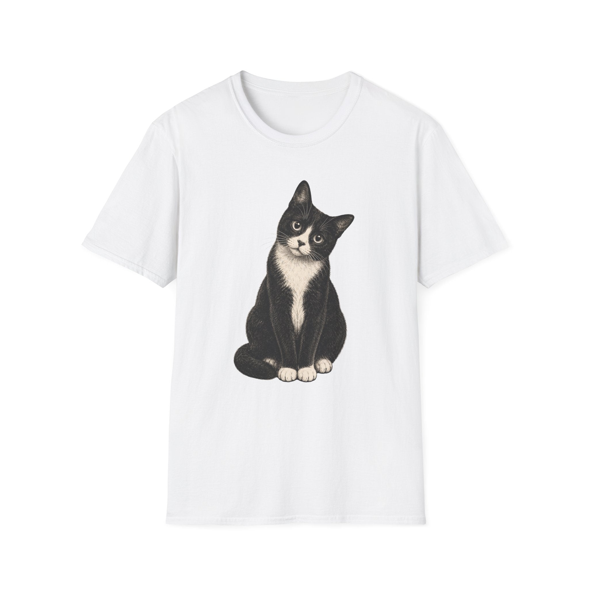 Black Tuxedo cat T-Shirt