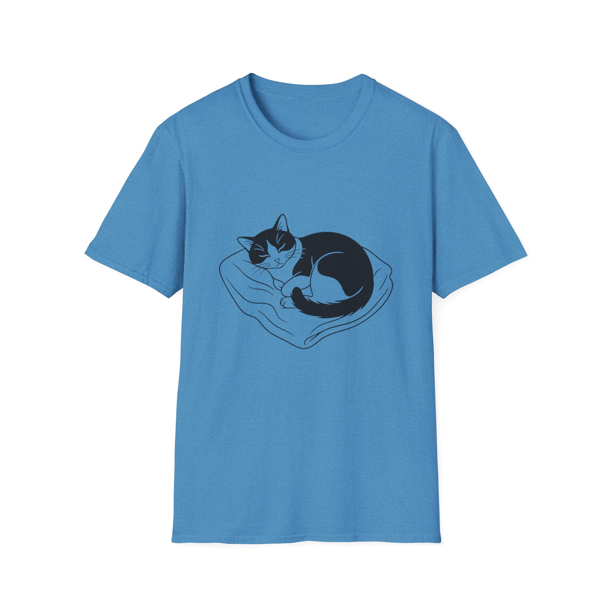 Line Art Tuxedo Sleeping T-Shirt