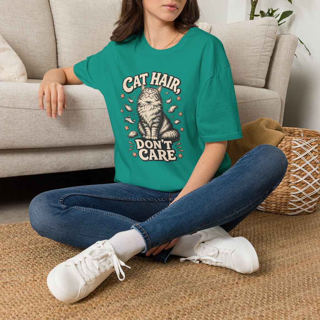 Cat Hair Don't Care T-Shirt