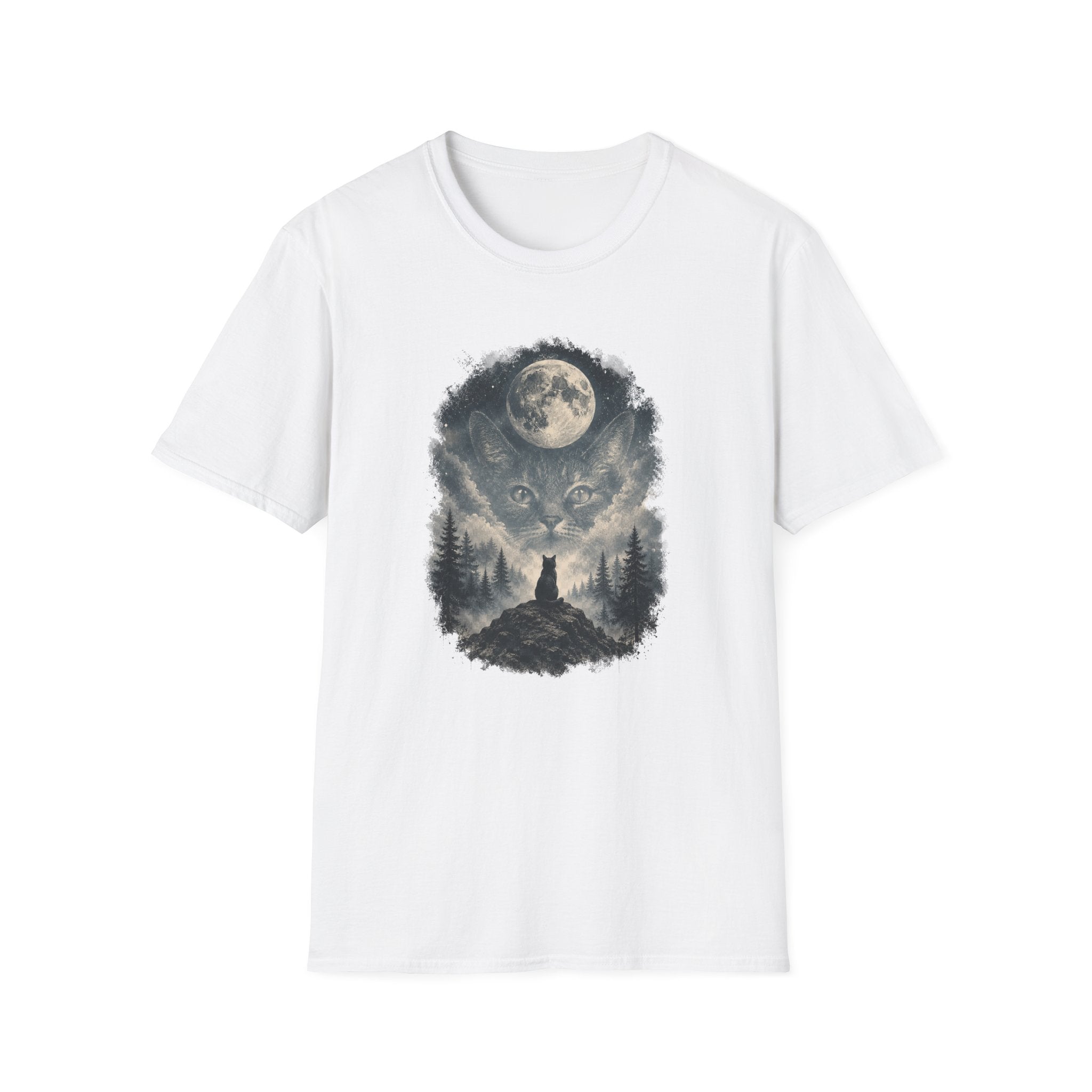 Cat On Mound Looking  T-Shirt