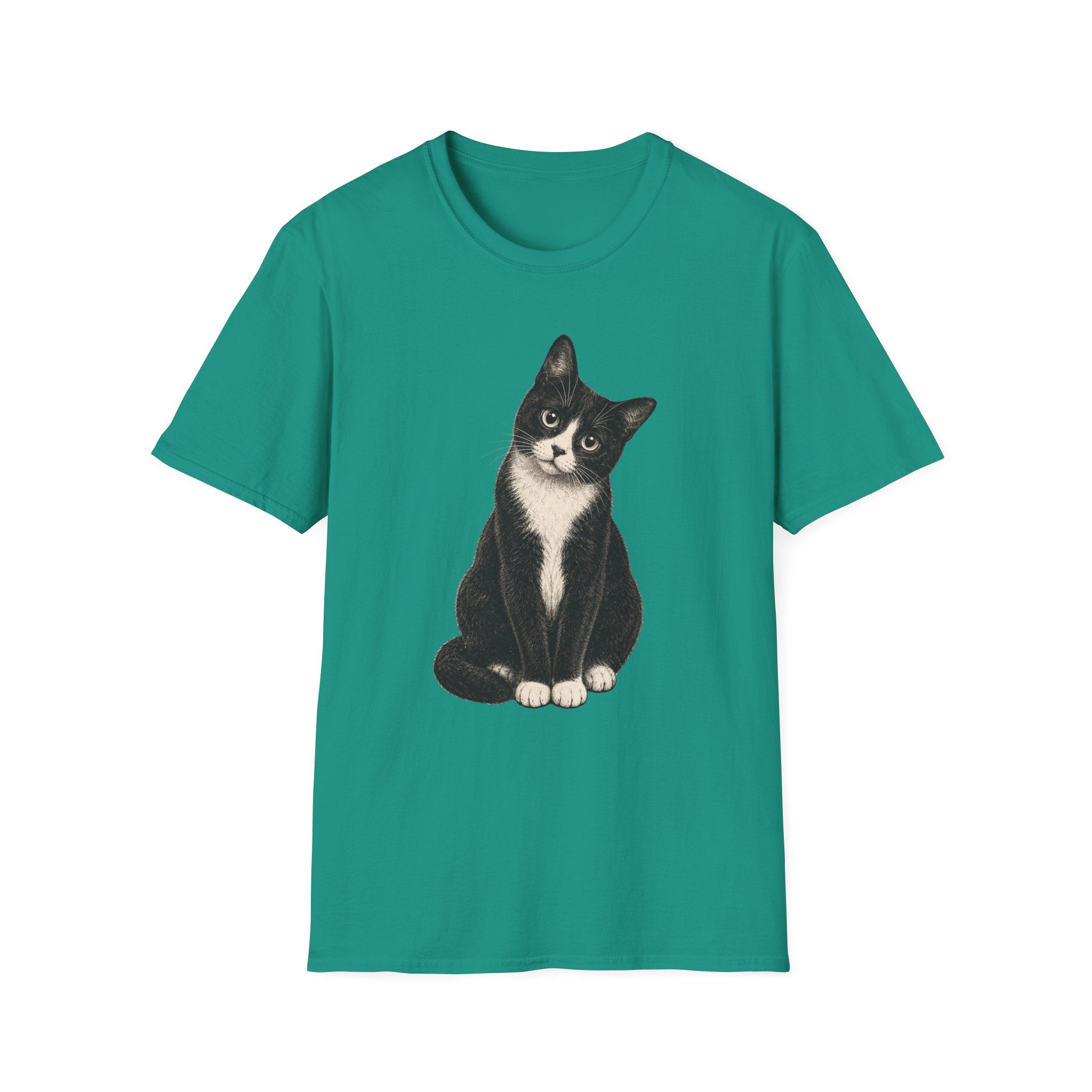 Black Tuxedo cat T-Shirt