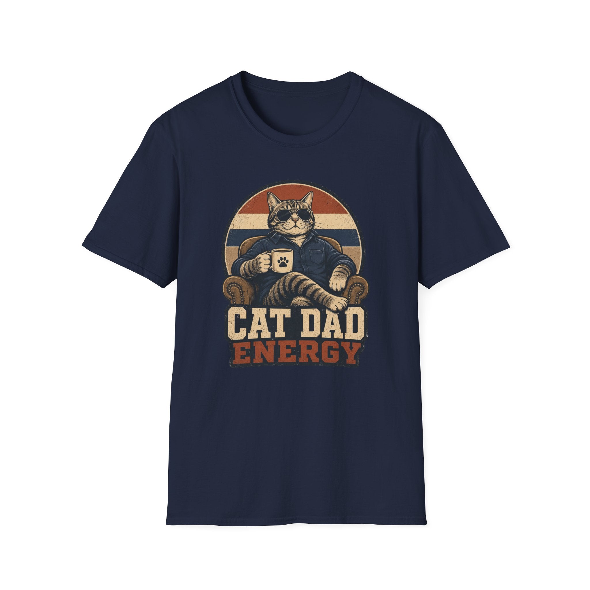 Cat Dad Energy T-Shirt