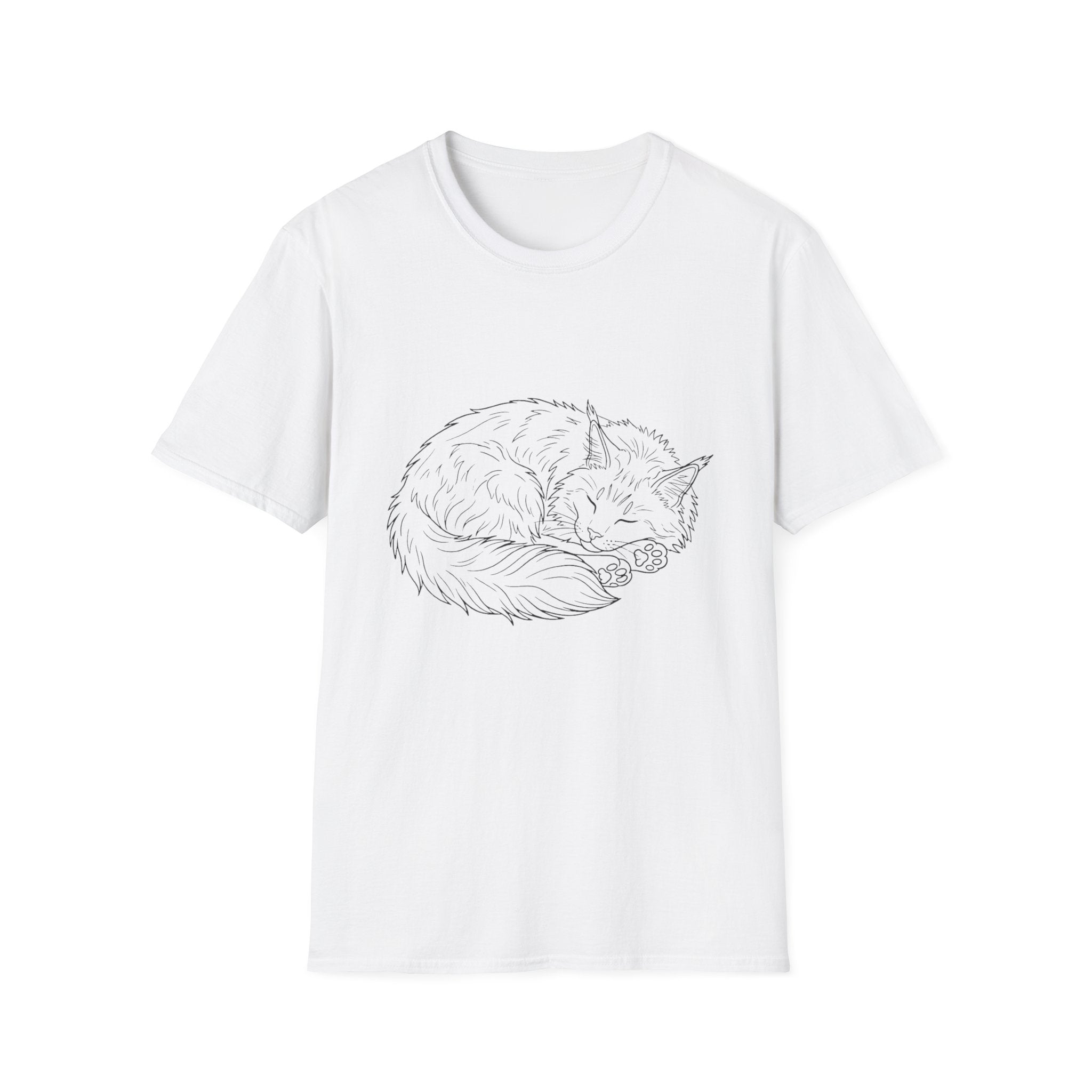 Line Art Sleeping T-Shirt