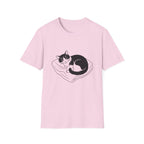 Line Art Tuxedo Sleeping T-Shirt