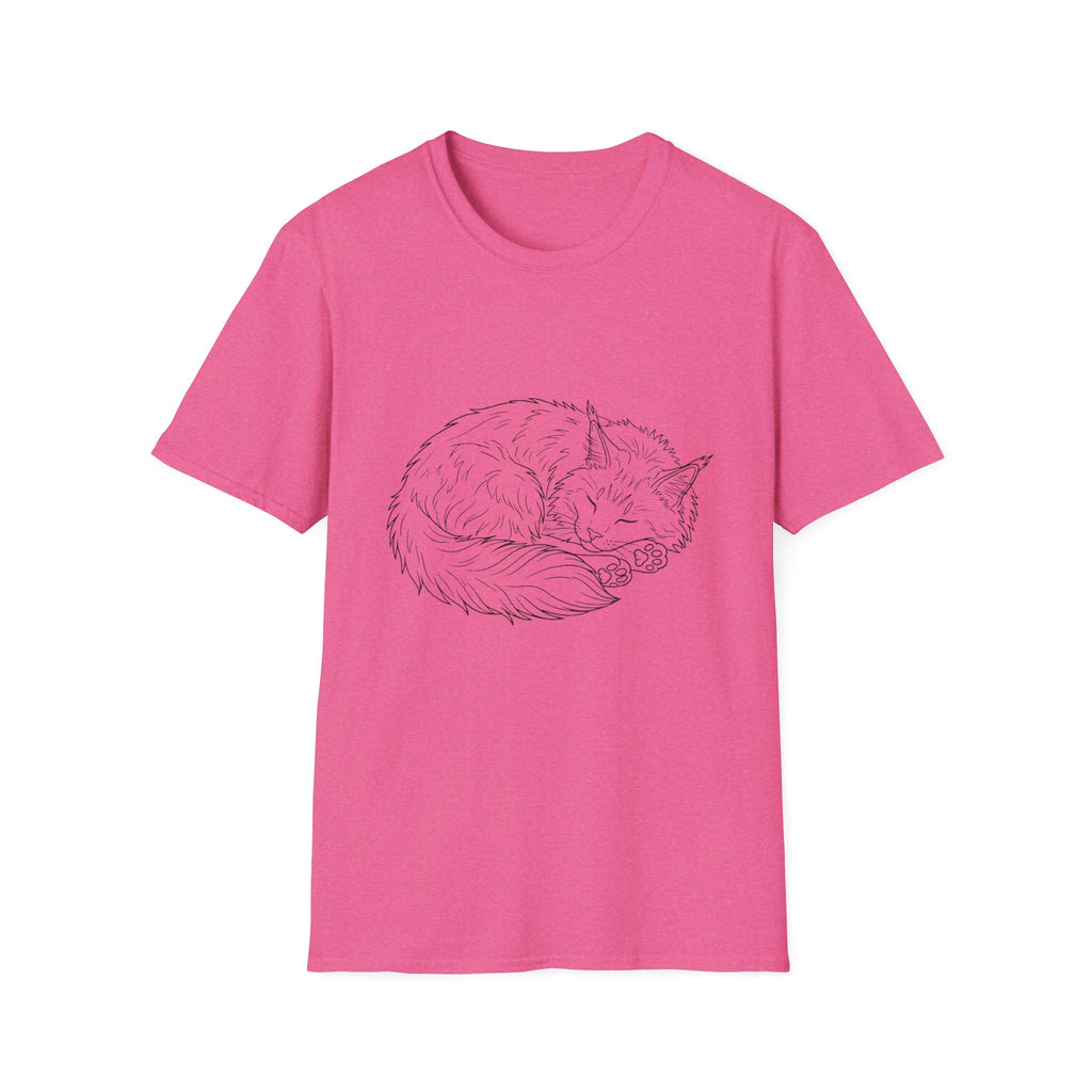 Line Art Sleeping T-Shirt