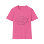 Line Art Sleeping T-Shirt