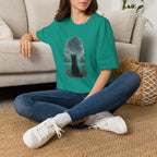 Cat watching Stars T-Shirt