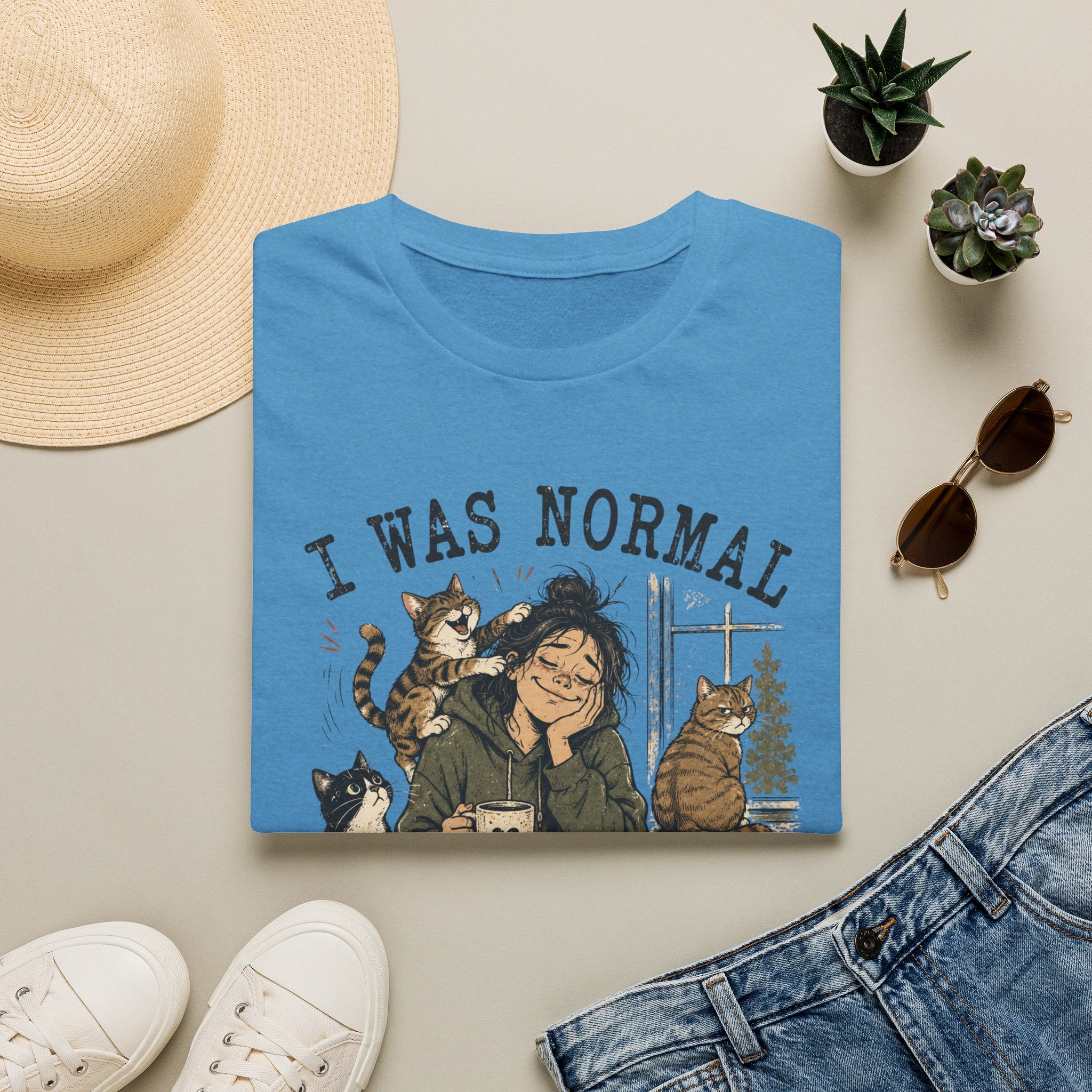 I Was Normal Before Cats T-Shirt