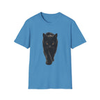 Black cat walking T-Shirt