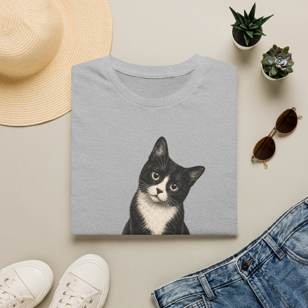 Black Tuxedo cat T-Shirt
