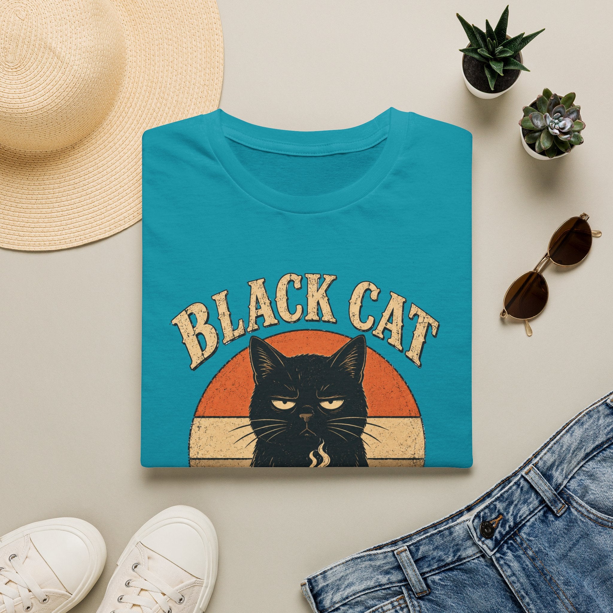 Black Cat Energy T-Shirt