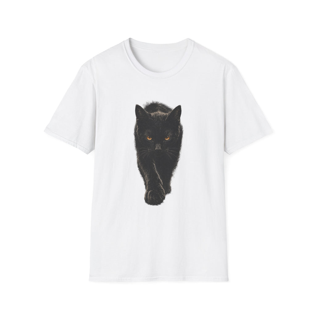 Black cat walking T-Shirt