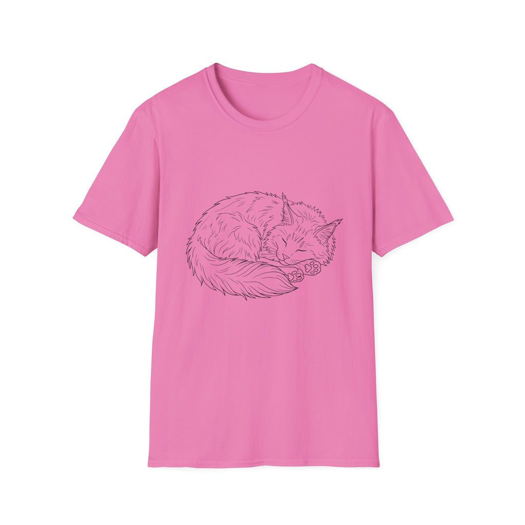 Line Art Sleeping T-Shirt