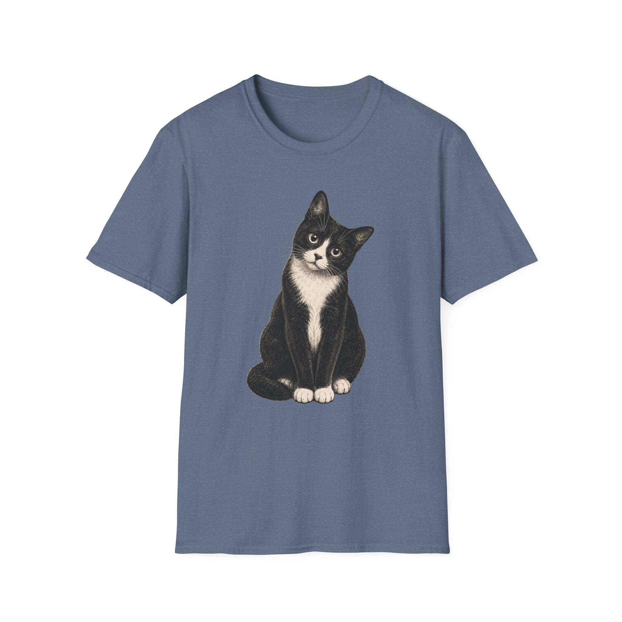 Black Tuxedo cat T-Shirt