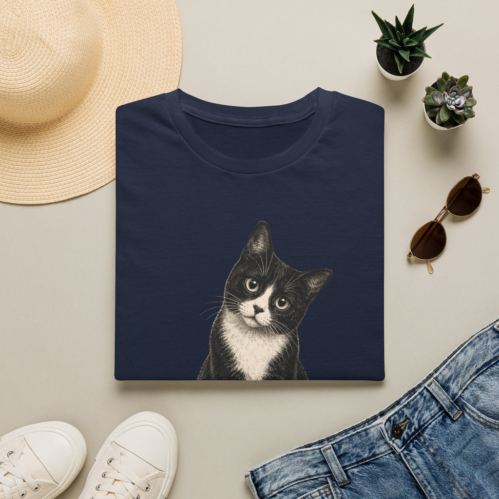 Black Tuxedo cat T-Shirt
