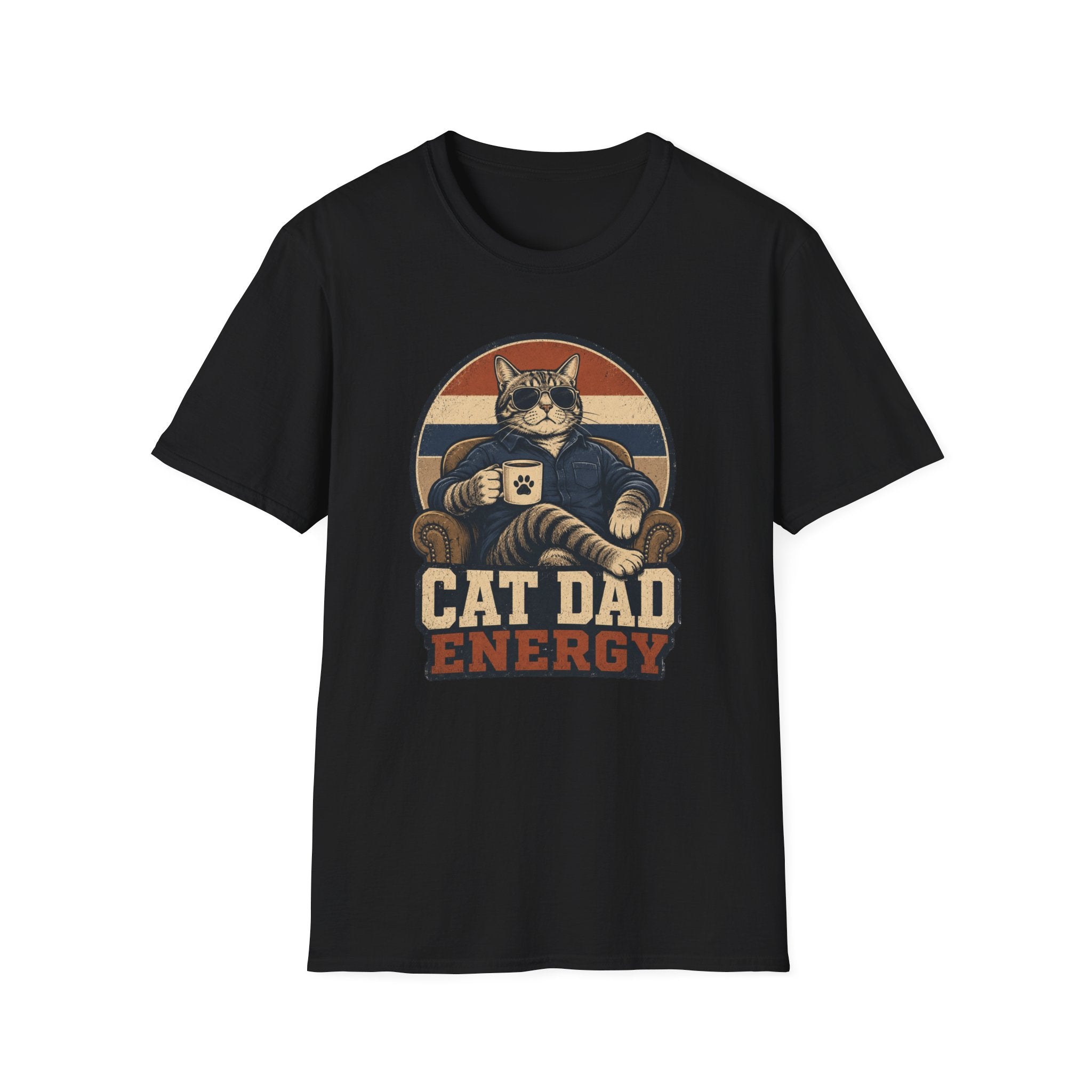 Cat Dad Energy T-Shirt