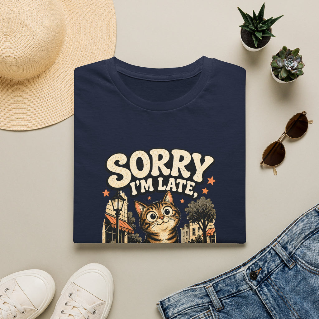 Sorry I'm Late I Saw A Cat-T-Shirt