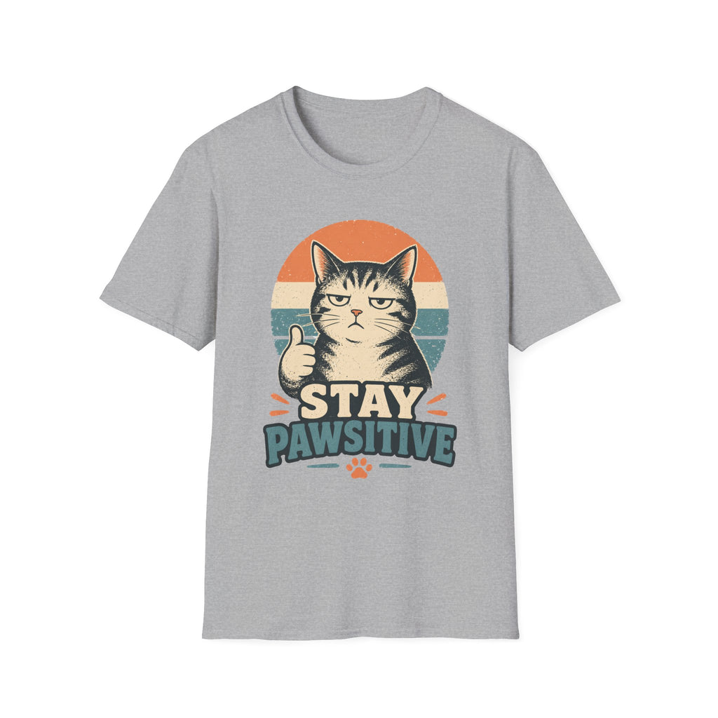 Stay Pawsitive-T-Shirt