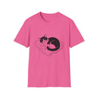 Line Art Tuxedo Sleeping T-Shirt
