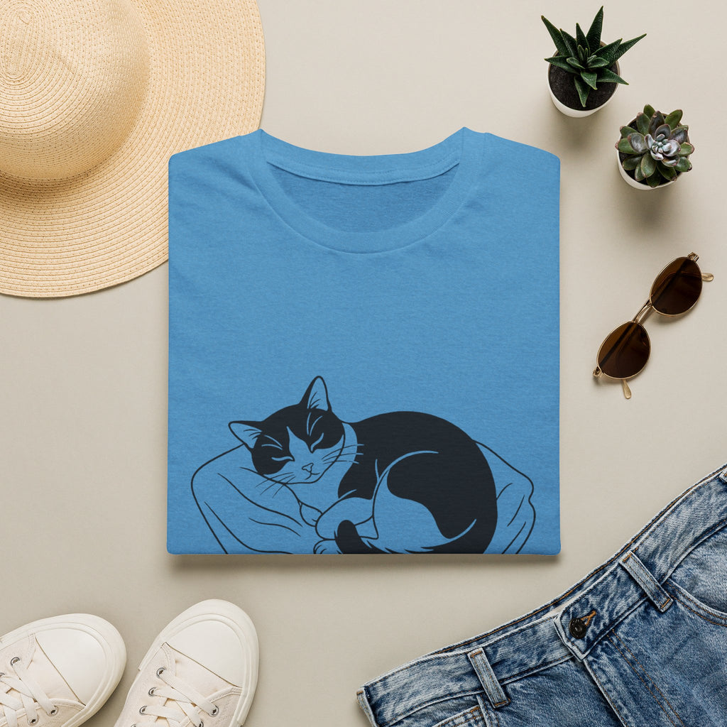 Line Art Tuxedo Sleeping T-Shirt