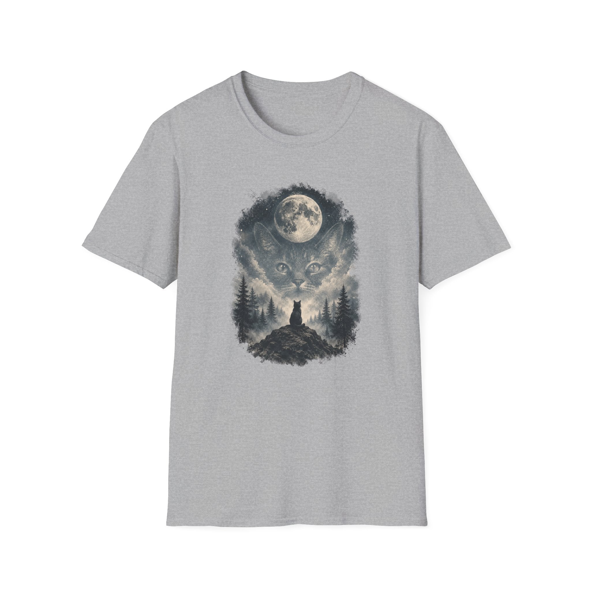 Cat On Mound Looking  T-Shirt