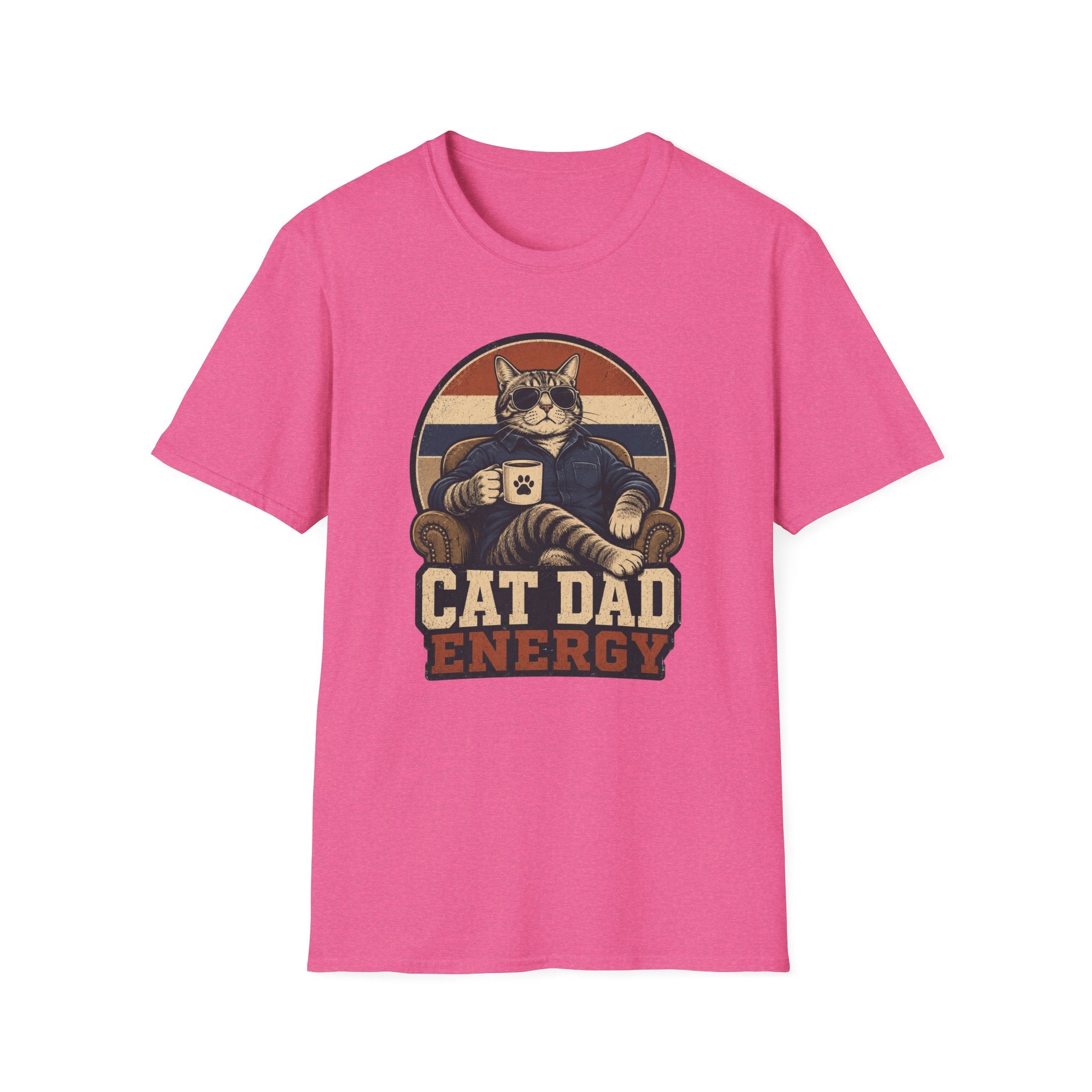 Cat Dad Energy T-Shirt